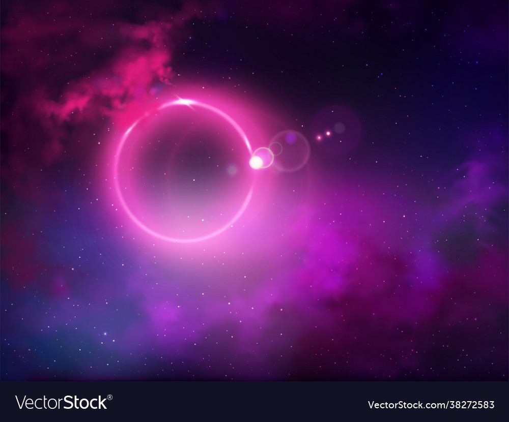 Outer space anomaly abstract background