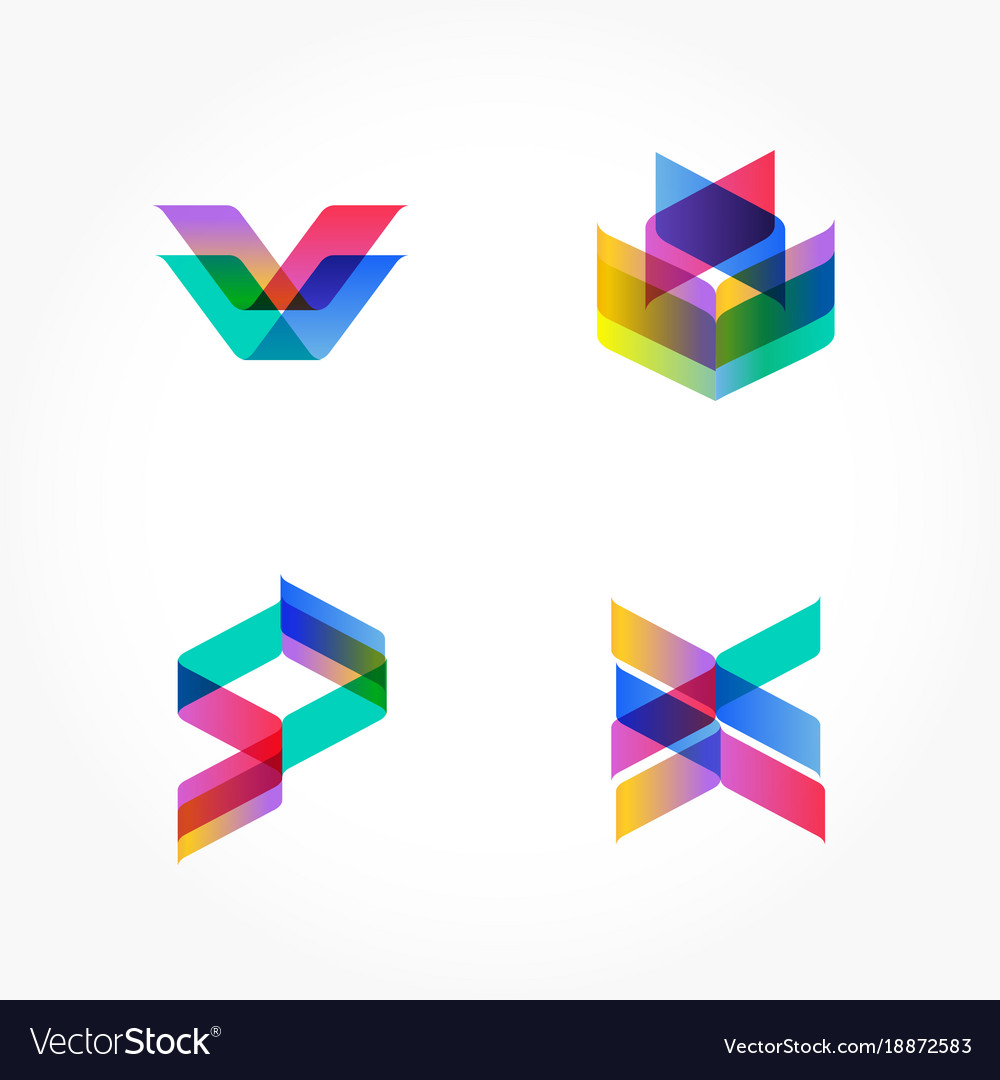 Set of minimal geometric shapes trendy hipster