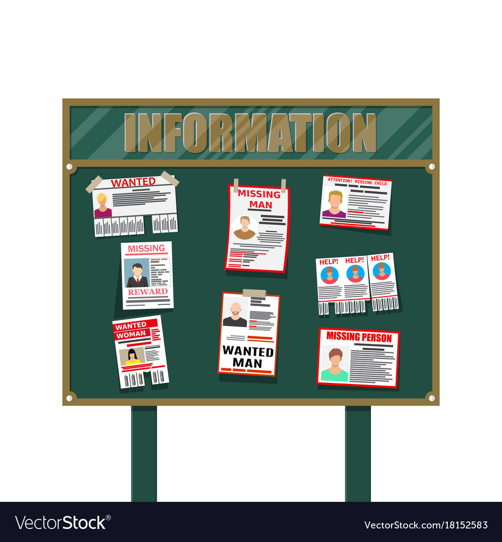 wanted person paper poster