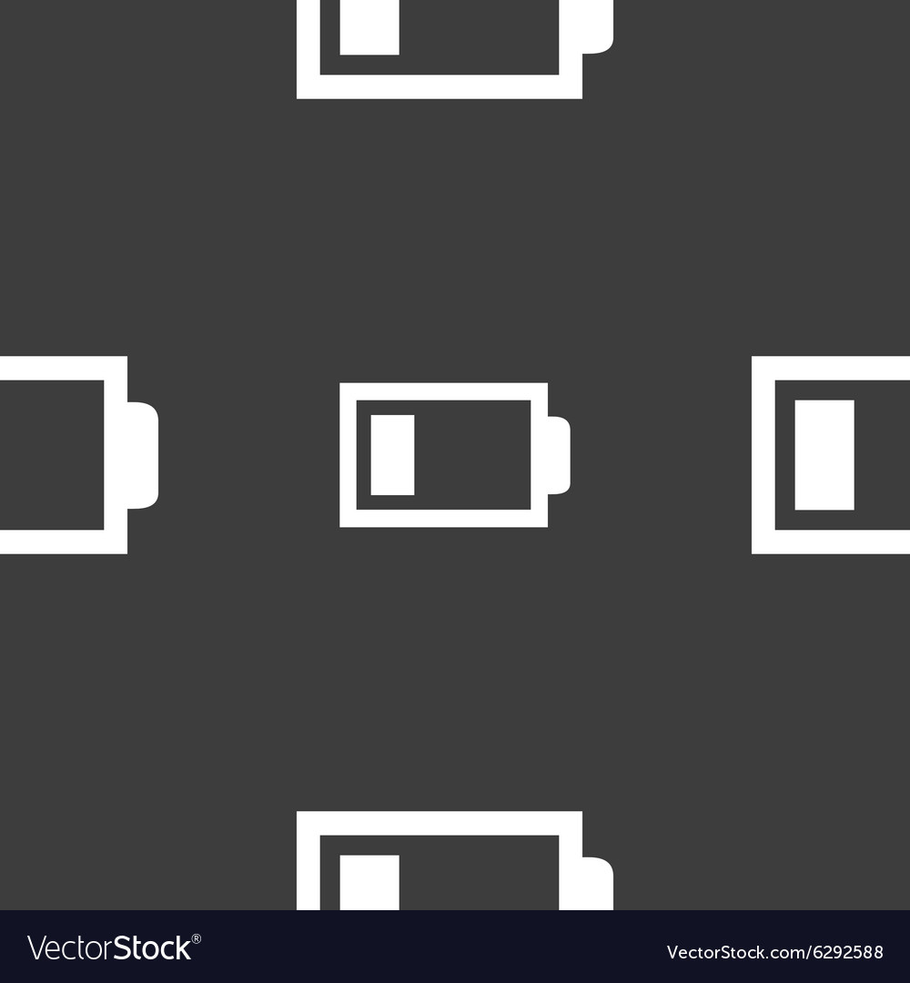 Battery low level sign icon electricity symbol