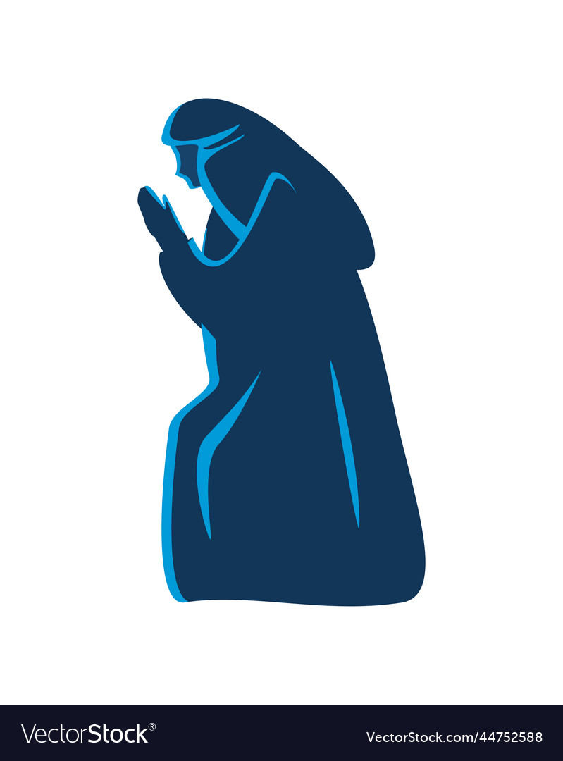 Holy virgin mary Royalty Free Vector Image - VectorStock