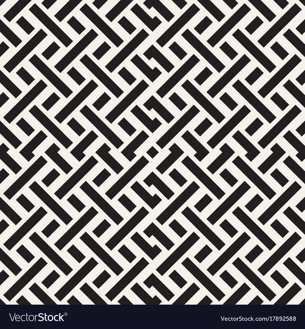 Interlacing lines maze lattice ethnic monochrome