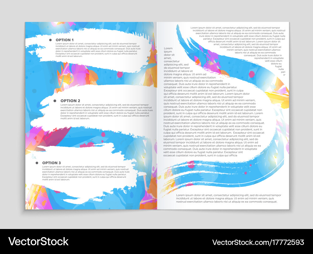 Abstract layout background set for art Royalty Free Vector