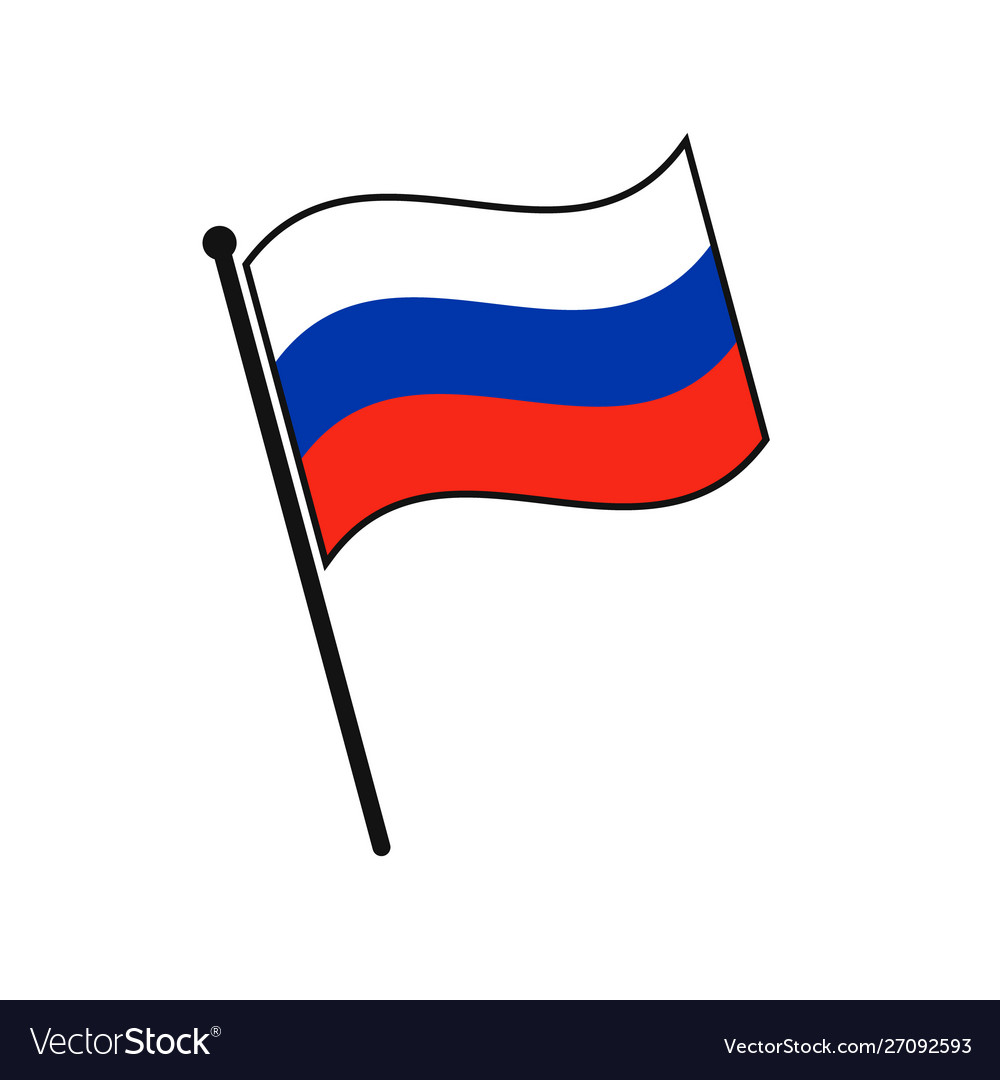 Simple flag icon Royalty Free Vector Image - VectorStock