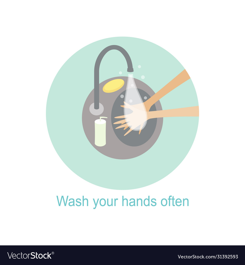 Wash your hands often helps to prevent infection