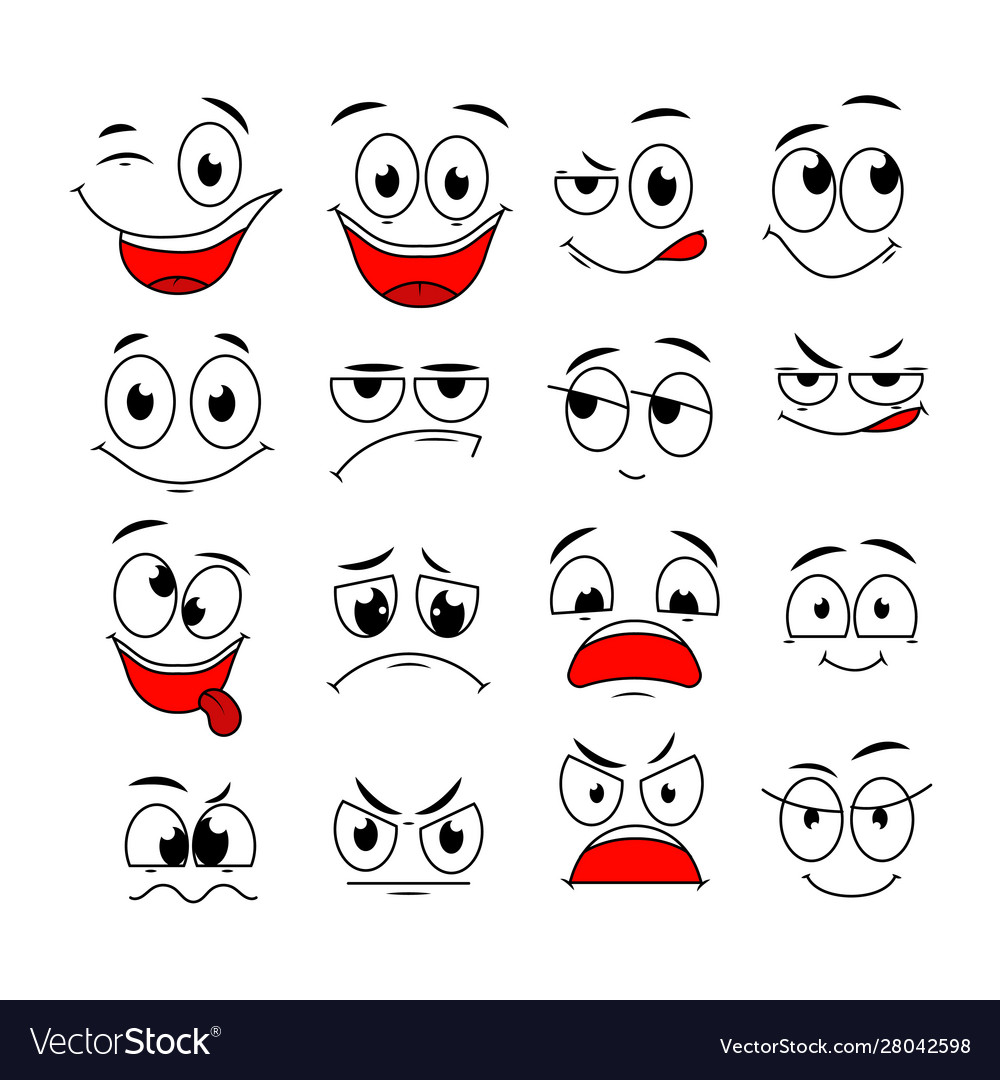 Scared Cartoon Eyes Expression Royalty Free Stock Image Storyblocks