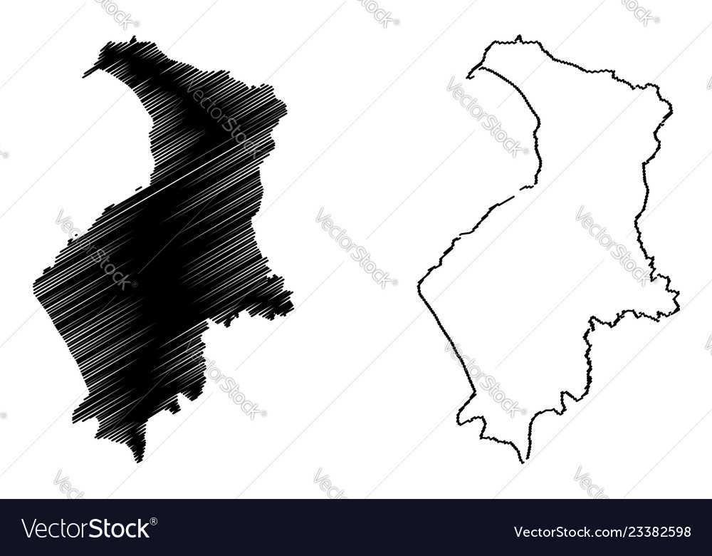 Hatay map Royalty Free Vector Image - VectorStock