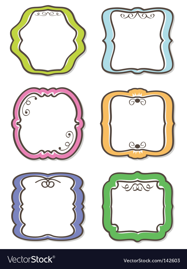 Blank labels Royalty Free Vector Image - VectorStock