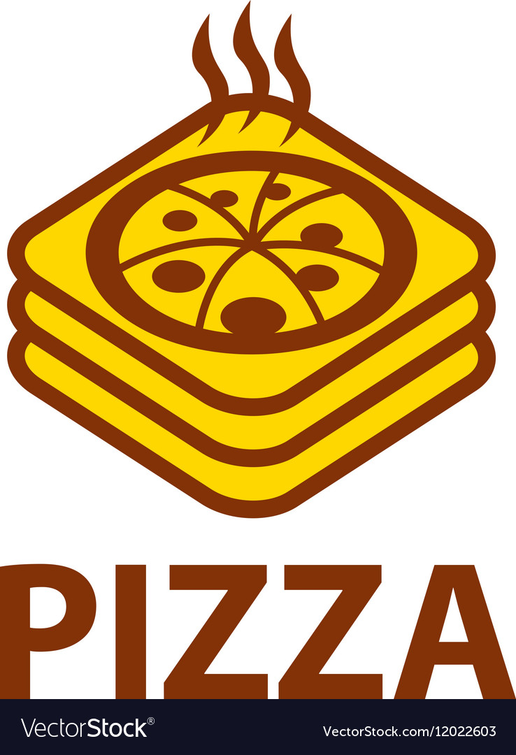 Logo pizza Royalty Free Vector Image - VectorStock