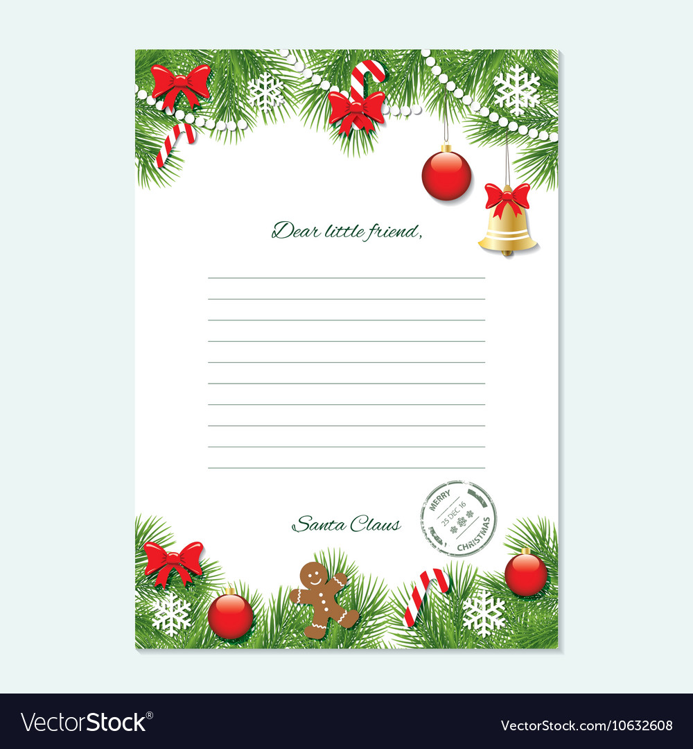 a letter from santa claus