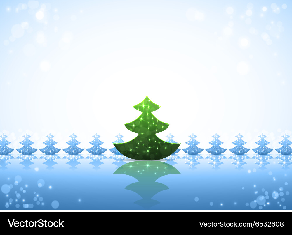 Christmas tree background Royalty Free Vector Image