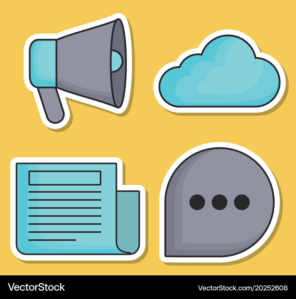 Communication concept design Royalty Free Vector Image