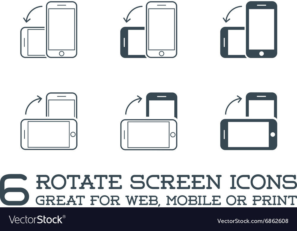 Rotate smartphone or cellular phone tablet