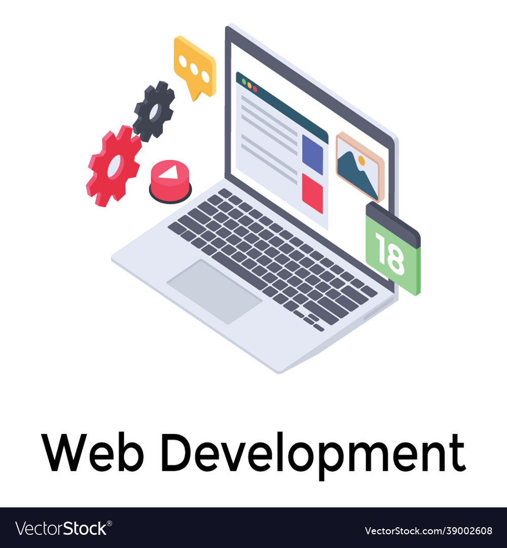 Web page development Royalty Free Vector Image