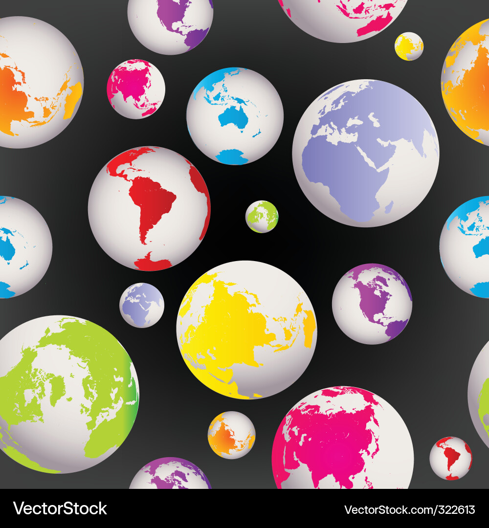 Earth globe Royalty Free Vector Image - VectorStock