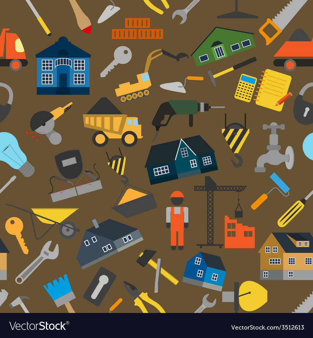 House repair and construction background