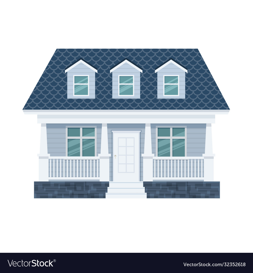 Expensive Mansion For Family Corporate Recreation Vector Image