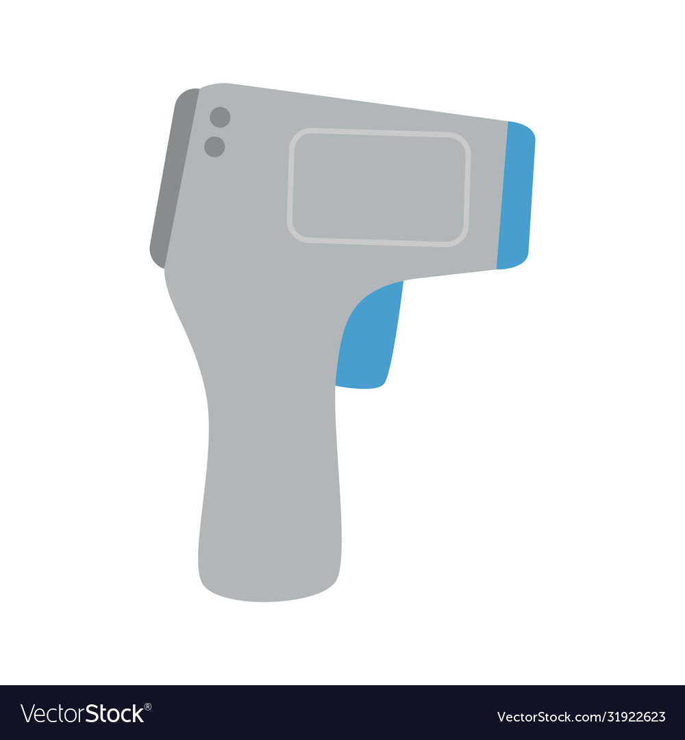 Digital non contact infrared thermometer medical Vector Image