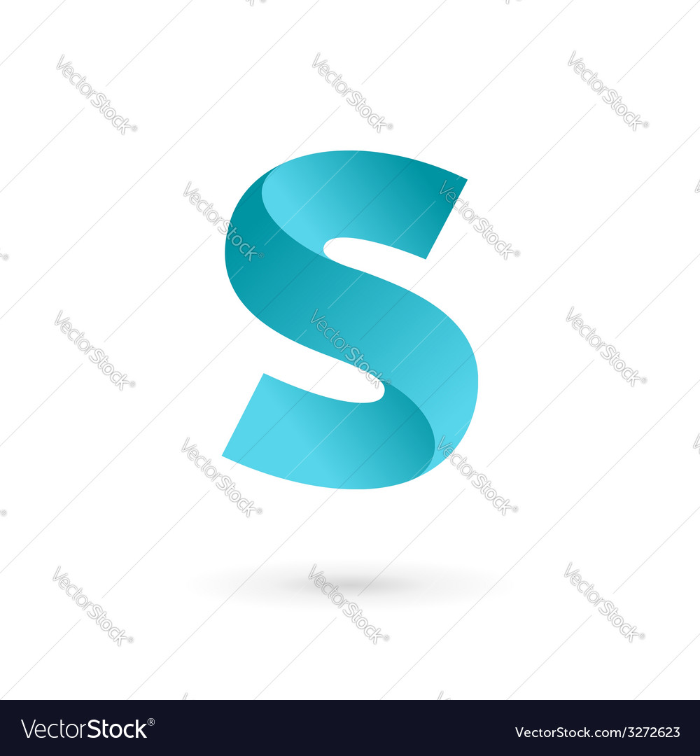 Letter S Logo Icon Design Template Elements Vector Image