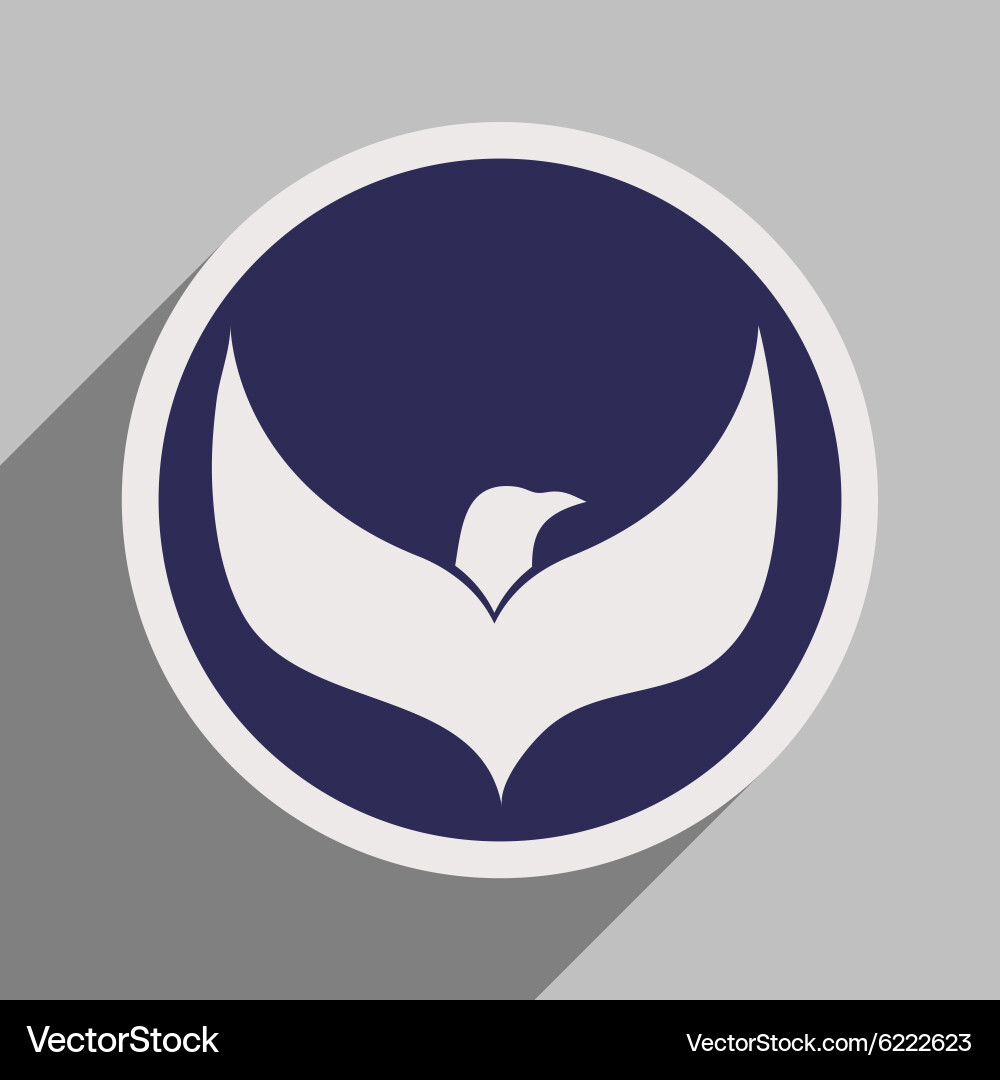 Logo flying eagle Royalty Free Vector Image - VectorStock