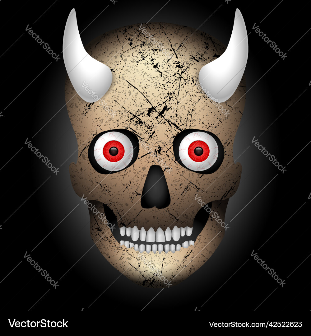 Skull Royalty Free Vector Image - VectorStock