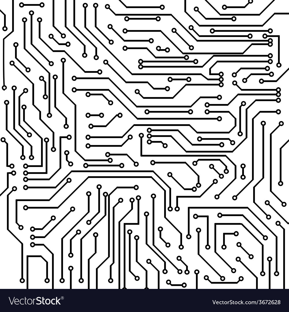 Circuit board background Royalty Free Vector Image