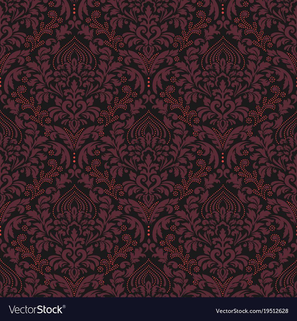 Damask seamless pattern background