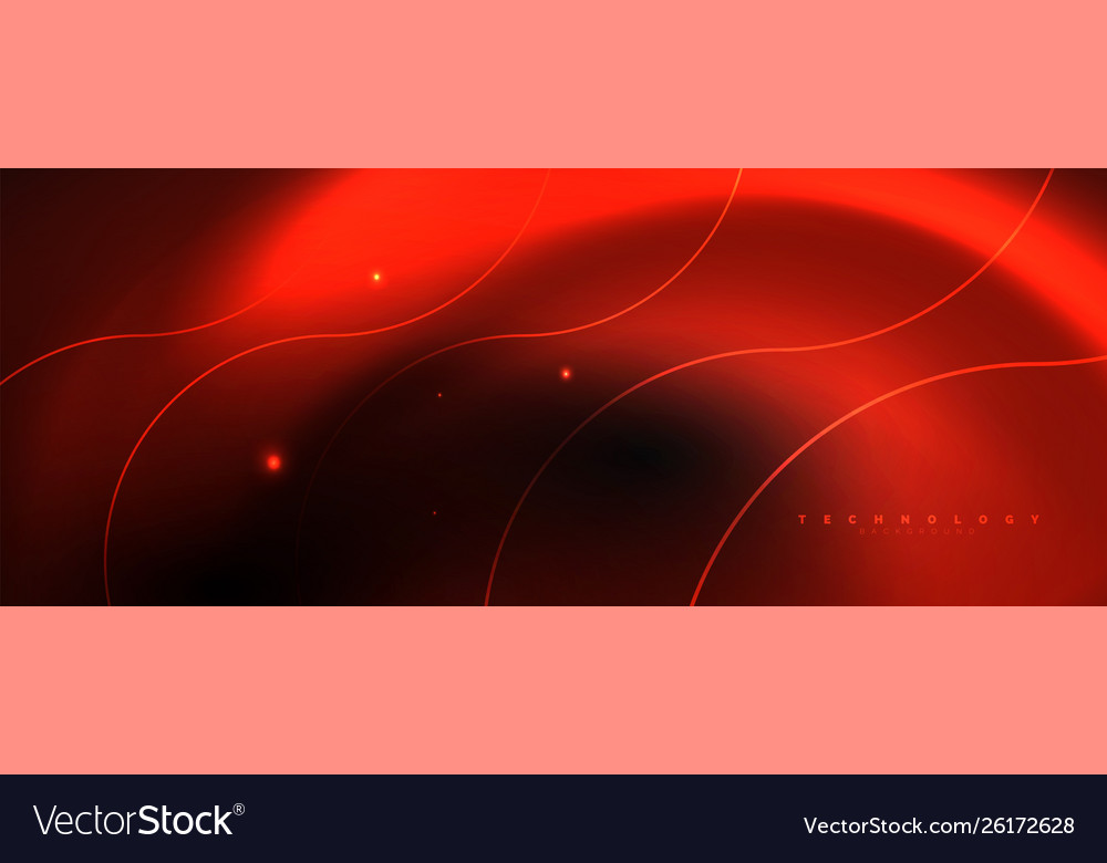 Dark abstract background with bright color neon