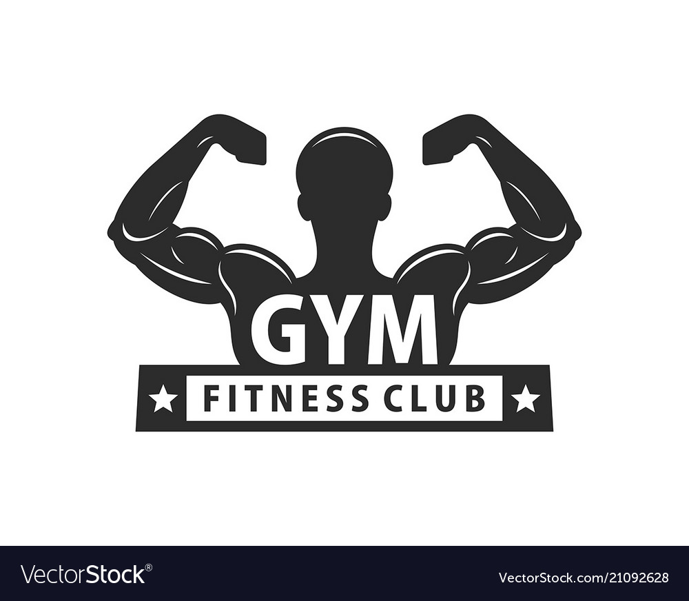 Gym logo template Royalty Free Vector Image - VectorStock