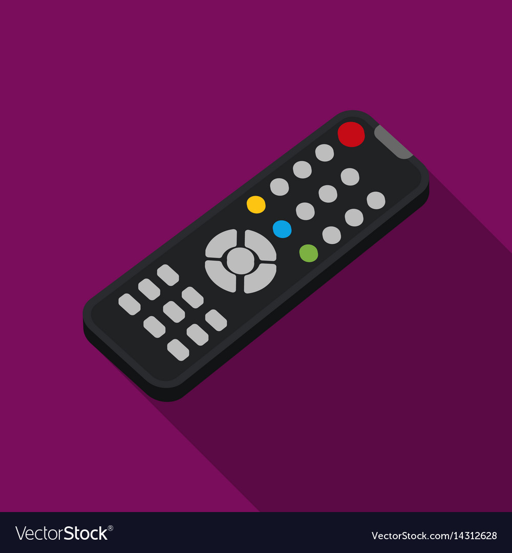 Remote control icon in flat style isolated Vector Image