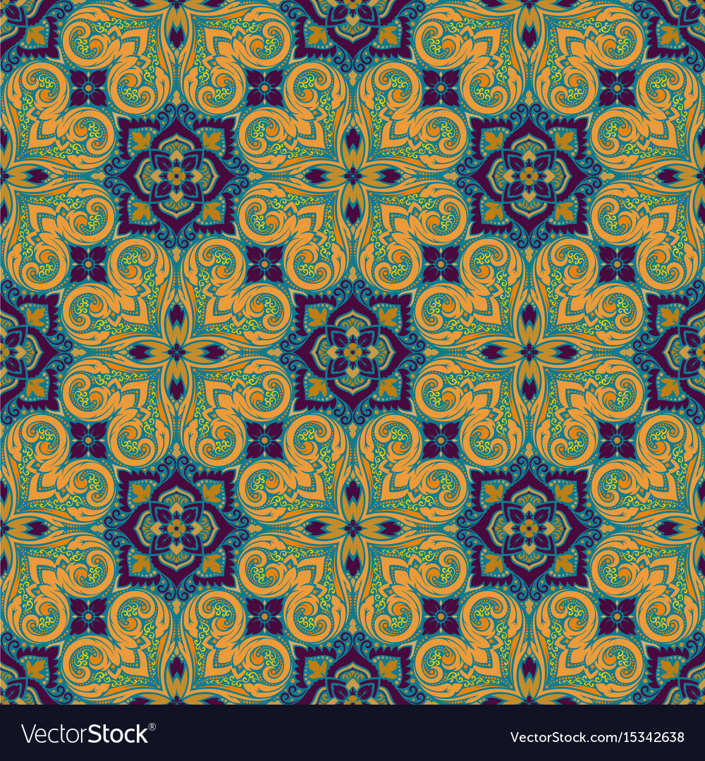 Damask seamless pattern