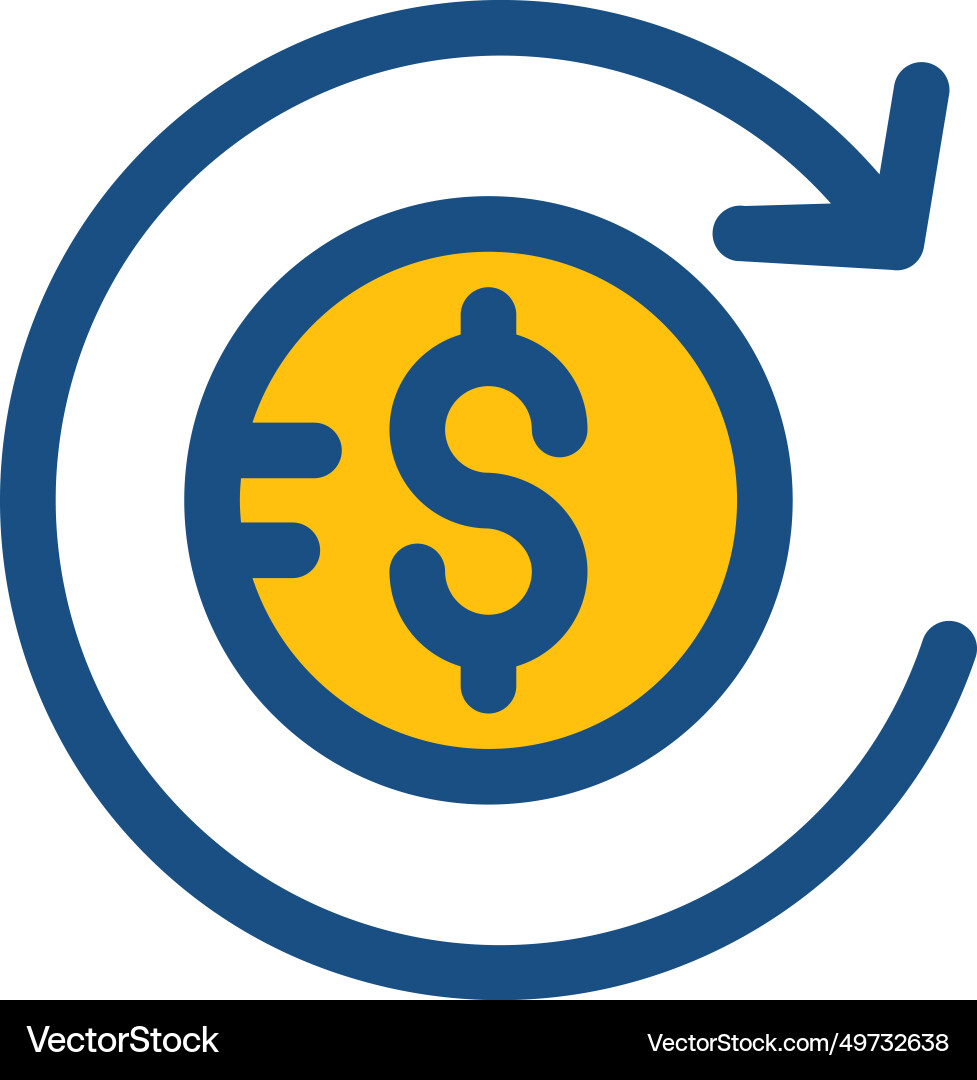 Dollar exchange Royalty Free Vector Image - VectorStock