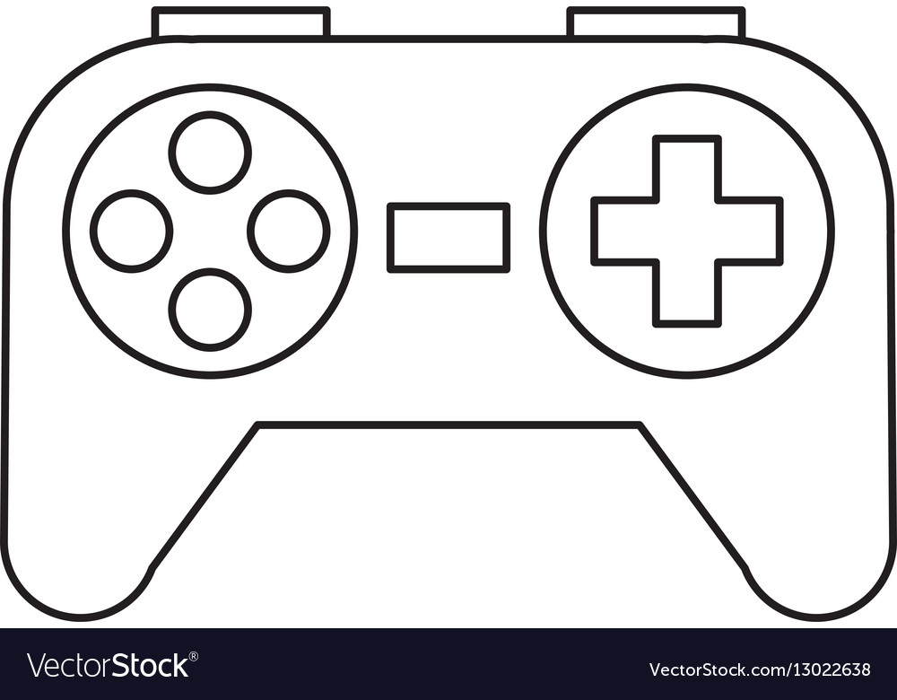 Game control isolated icon