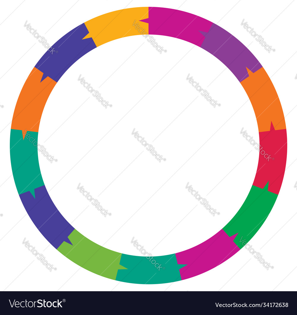 Segmented circles from 2 to 20 parts circular