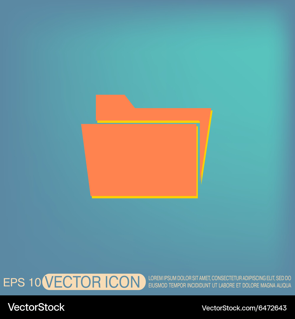 Folder for documents Royalty Free Vector Image