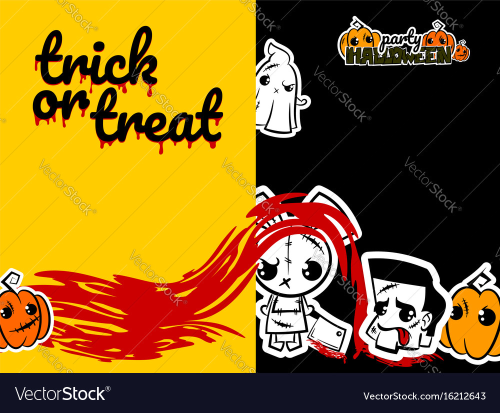 Halloween evil voodoo doll pop art comic Vector Image