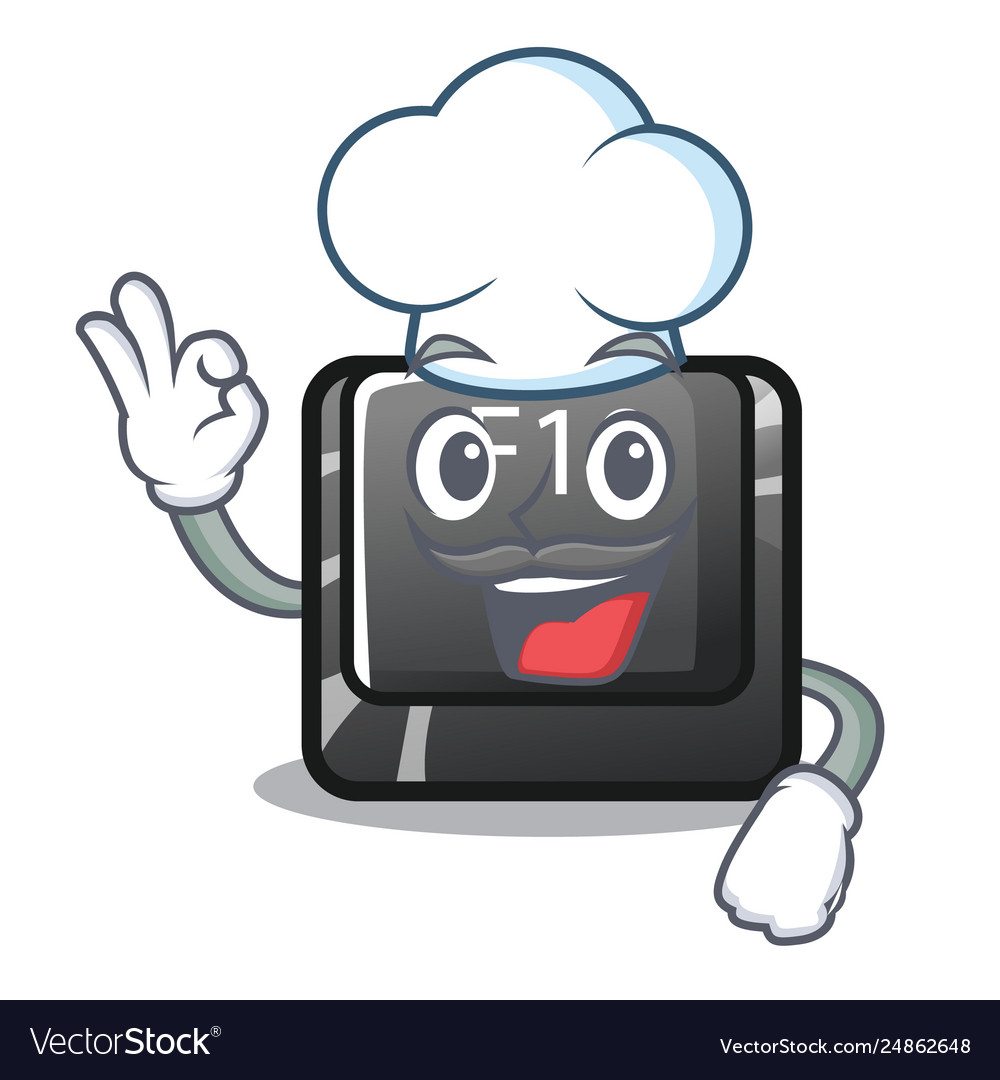 Chef button f10 on a keyboard character