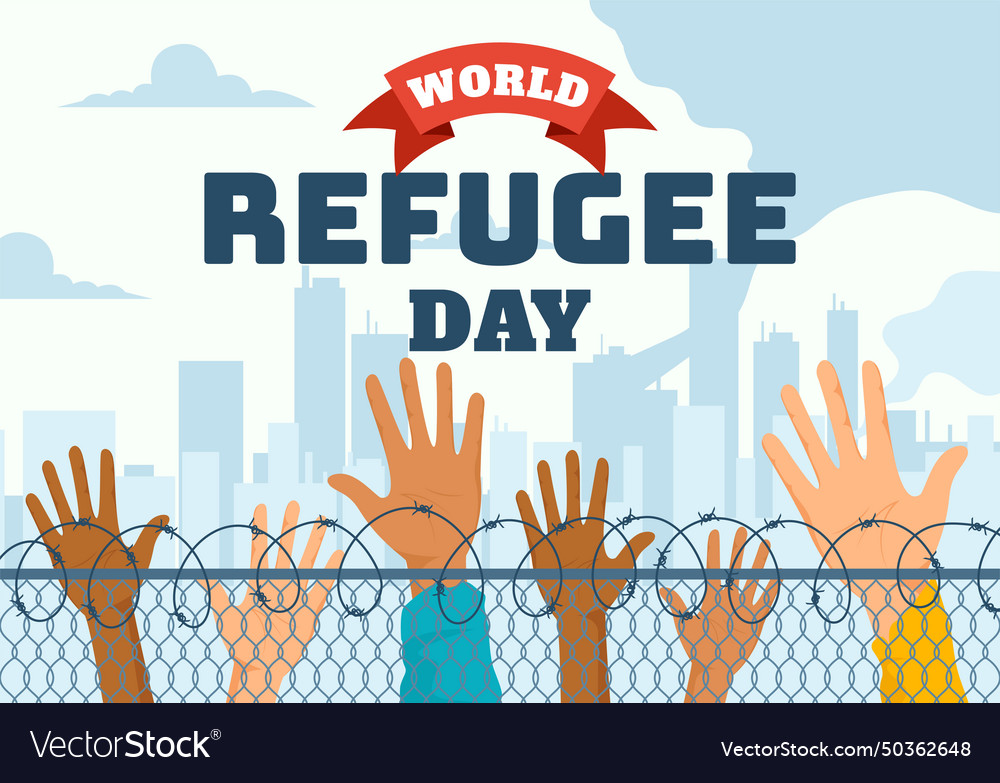 World refugee day on 20 june of immigration