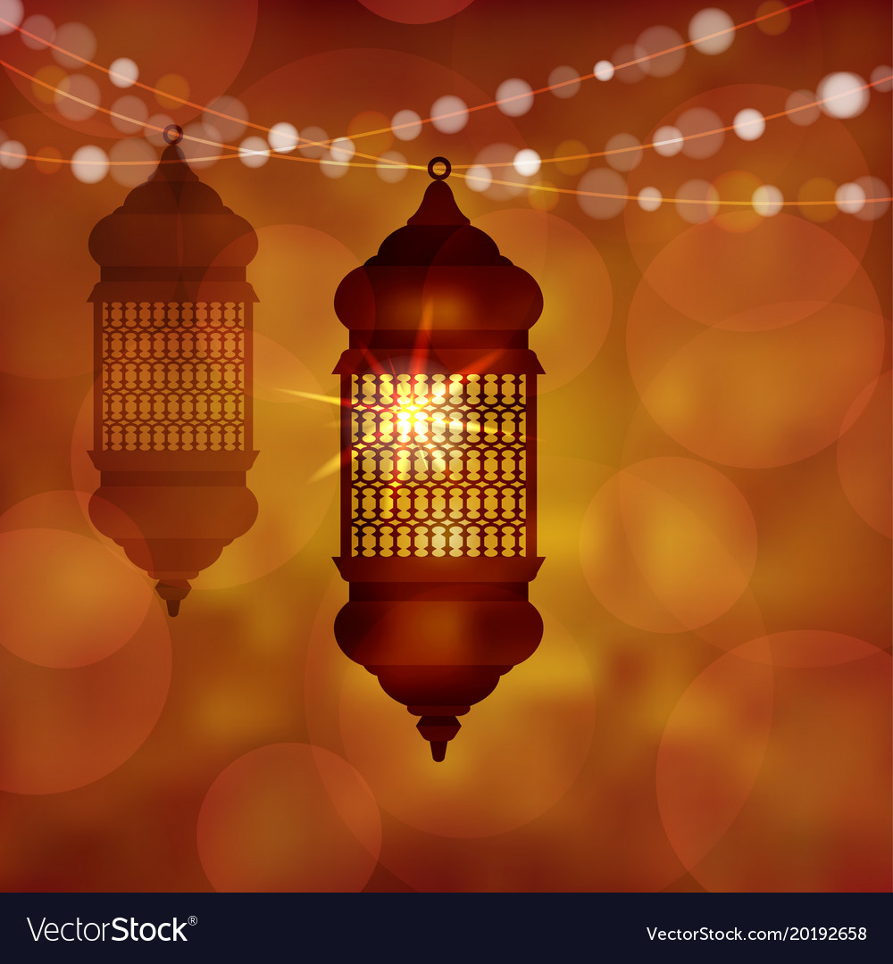 illuminated arabic lamp lantern