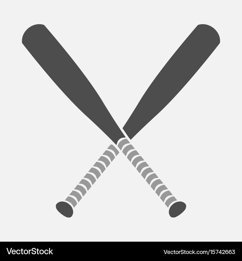 Baseball bat Royalty Free Vector Image - VectorStock
