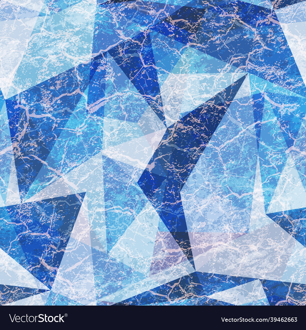 Blue color marble seamless pattern Royalty Free Vector Image