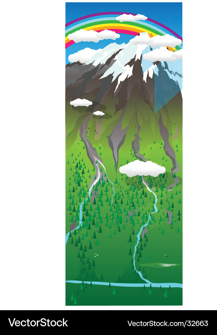 Mountain Royalty Free Vector Image - VectorStock