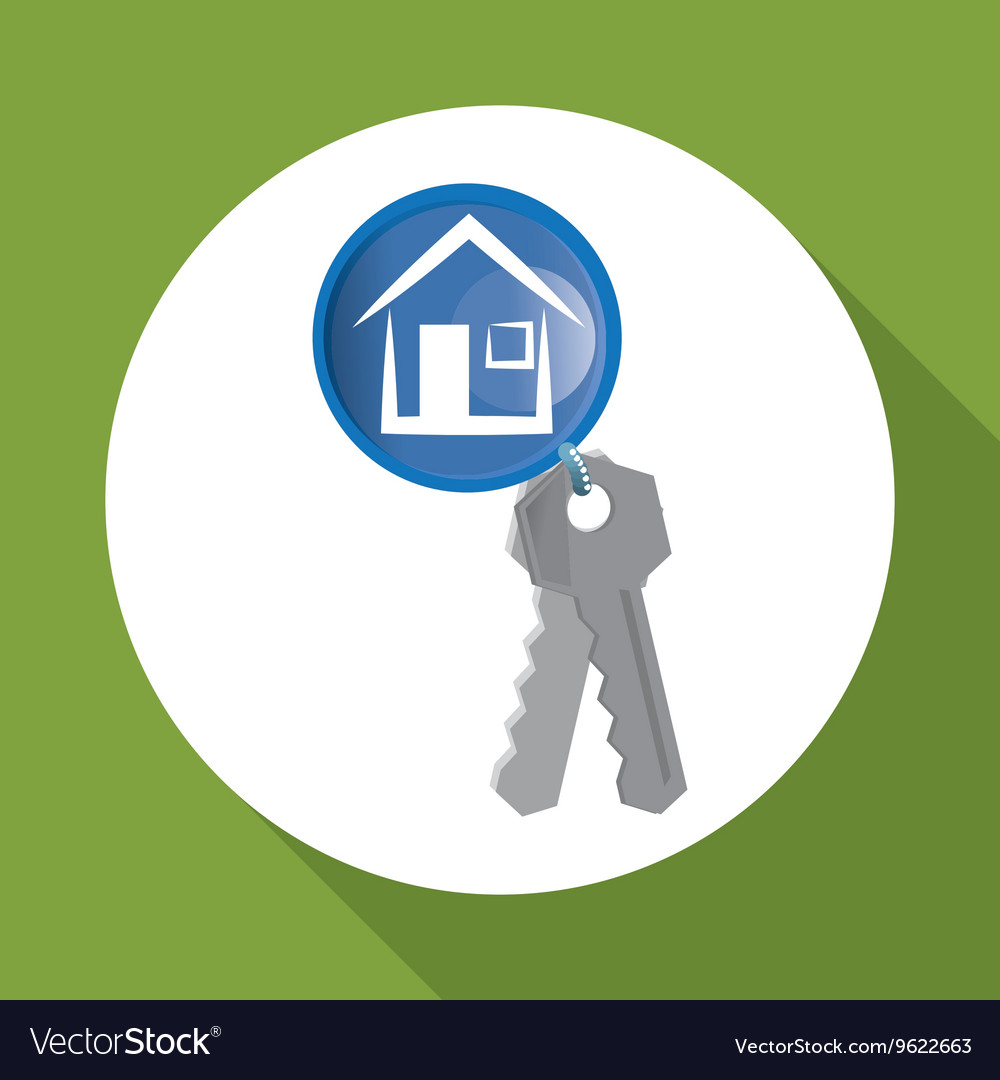 Real estate design home concept property icon Vector Image