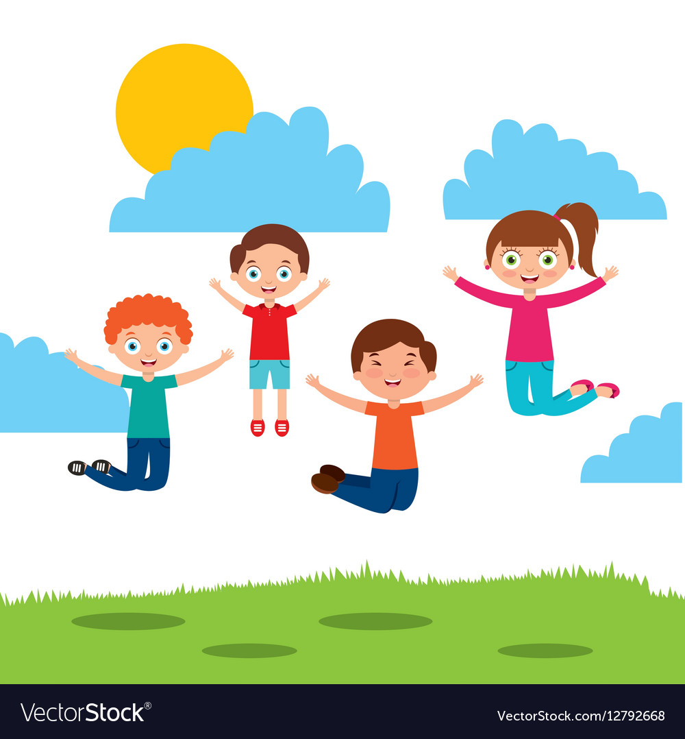 Cartoon kids design Royalty Free Vector Image - VectorStock