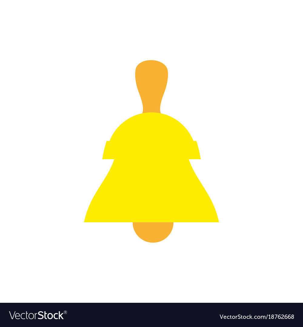 Isolated bell design Royalty Free Vector Image