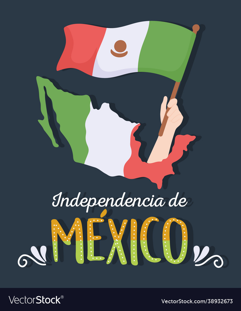 Celebrating independence day mexico Royalty Free Vector