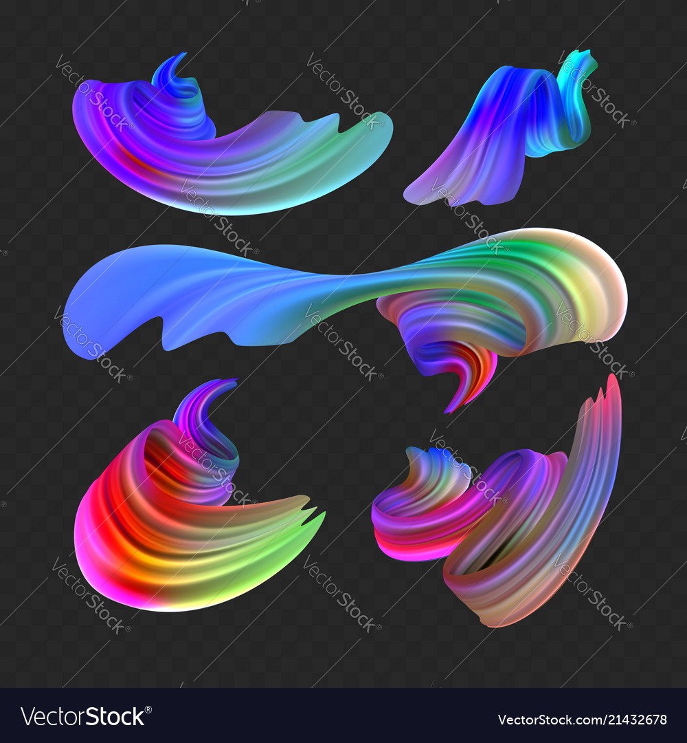 Stock multicolored realistic Royalty Free Vector Image