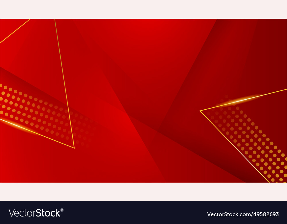 Abstract red and gold background Royalty Free Vector Image