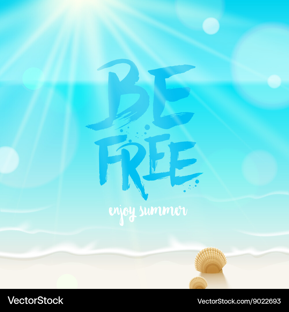 Summer holidays Royalty Free Vector Image - VectorStock