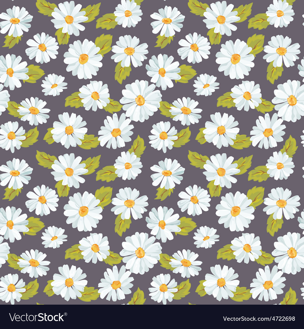 vintage daisy wallpaper